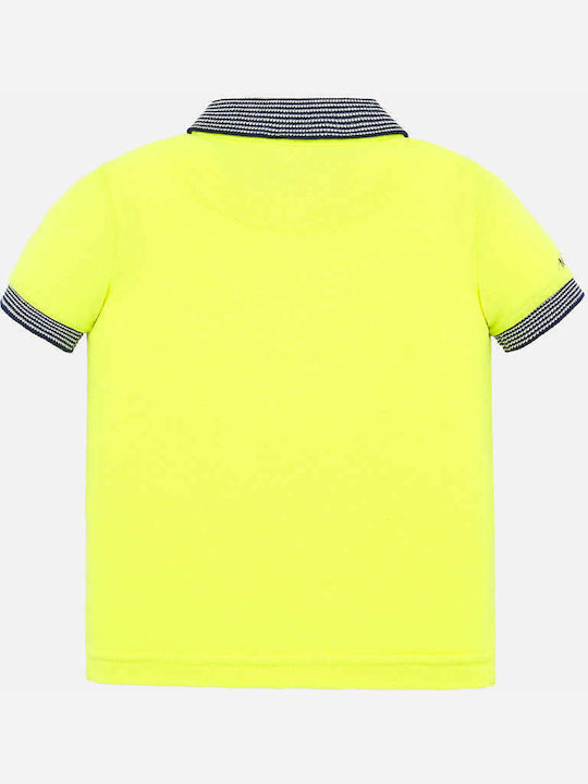 Mayoral Kids Polo Short Sleeve Yellow