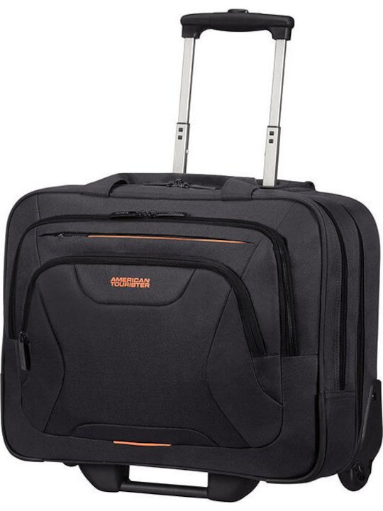American Tourister Cartella Чанта с Колелца 15.6" Черно/оранжево American Tourister Cartella Чанта с Колелца 15.6" Черно/оранжево