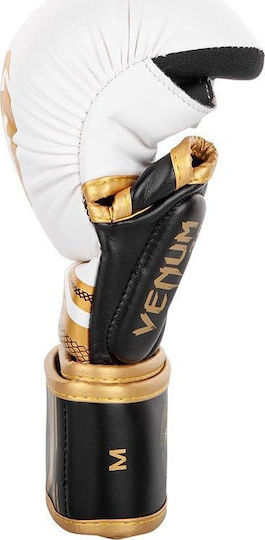 Venum Challenger 3.0 03541 MMA Gloves Made Of Synthetic Leather White/Gold