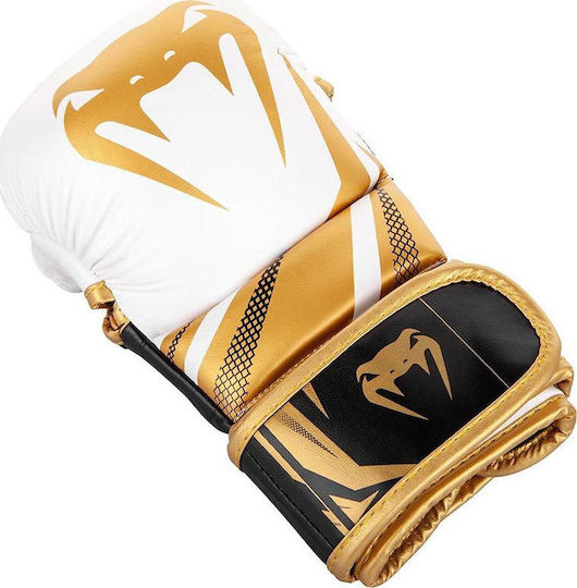 Venum Challenger 3.0 03541 MMA Gloves Made Of Synthetic Leather White/Gold