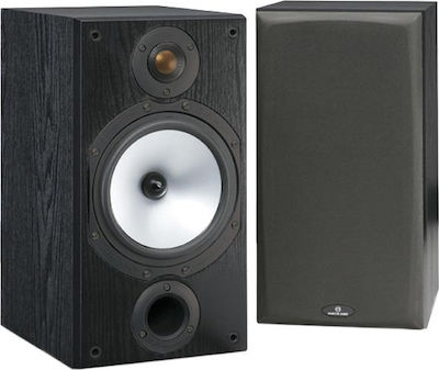 Monitor Audio MR2 Hi-Fi-Lautsprecherpaar Buch selbst 100W 2 Anzahl von Fahrern B18.5xT25xH35cm Schwarz