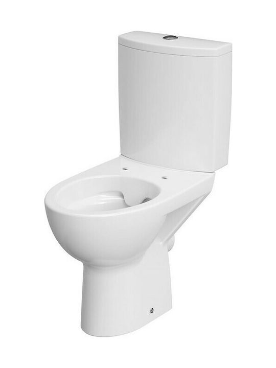 Cersanit Parva Stehende Toilette Unterer Siphon mit Spülung Weiße