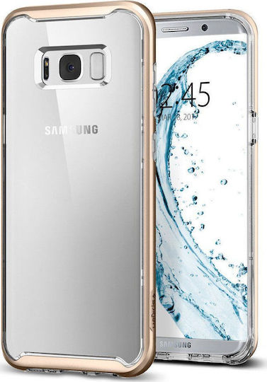 Spigen Neo Hybrid Crystal Back Cover Plastic Gold (Galaxy S8)