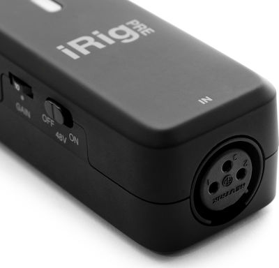 IK Multimedia iRig Pre HD Microphone Preamplifier with 1 XLR Input