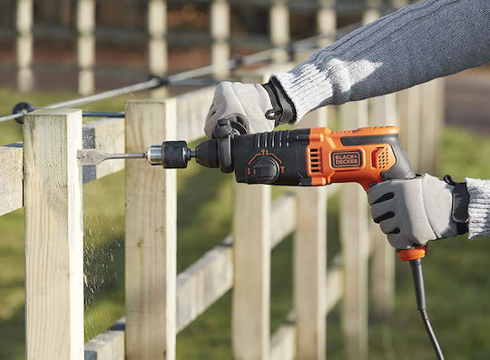 Black & Decker Κρουστικό Σκαπτικό Πιστολέτο Ρεύματος 650W με Υποδοχή SDS Plus BEHS01K