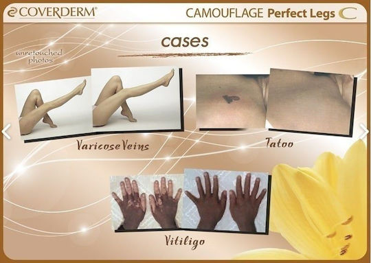 Coverderm Perfect Legs Waterproof SPF16 Liquid Foundation 03 50ml