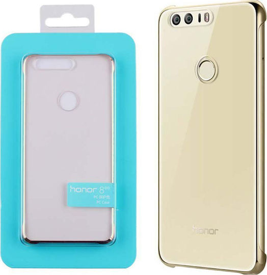 Huawei Back Cover Σιλικόνης Χρυσό (Honor 8)