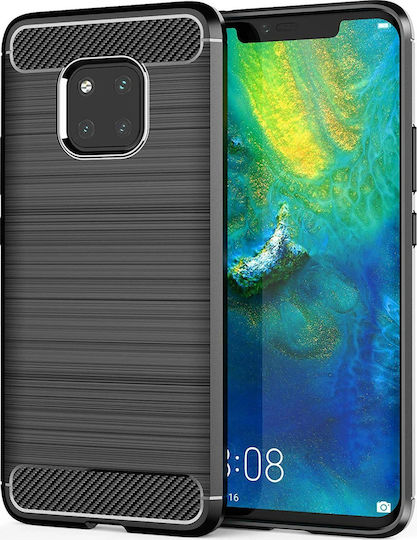 Hurtel Back Cover Σιλικόνης Μαύρο (Huawei Mate 20 Pro)