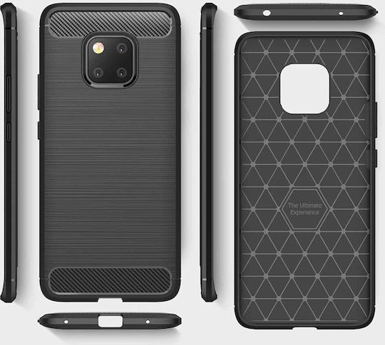 Hurtel Back Cover Σιλικόνης Μαύρο (Huawei Mate 20 Pro)