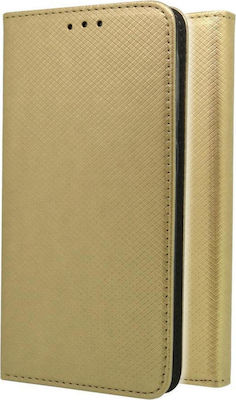 Forcell Smart Magnet Synthetic Leather Book Gold (Galaxy A10)