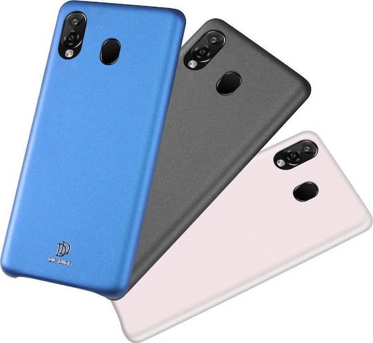 Dux Ducis Skin Lite Umschlag Rückseite Synthetisches Leder Blau (Galaxy A40)