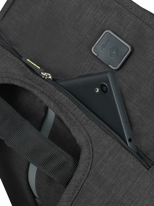 Samsonite Securipak Rucsac Pentru Laptop 15.6" Cu Port USB Negru Steel