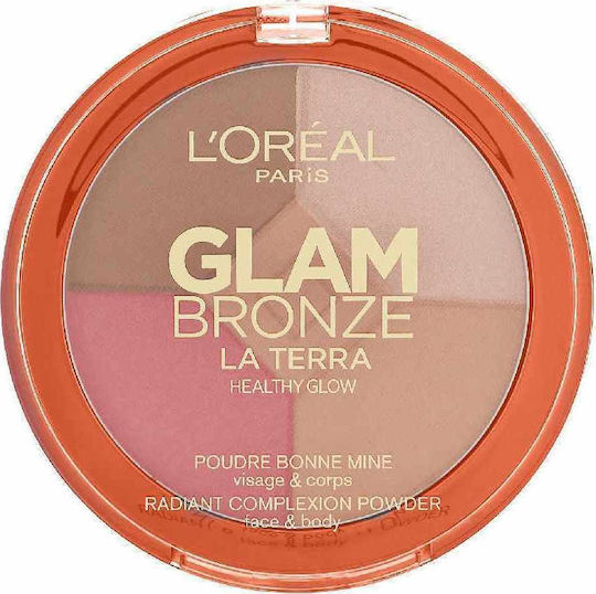 L'Oreal Paris Glam Bronze La Terra Healthy Glow Bronzing Powder 01 Light 6gr