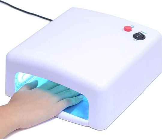 Nailshop Επαγγελματικό Φουρνάκι Νυχιών UV 36W Λευκό
