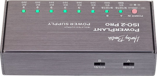 Harley Benton PowerPlant ISO-2 Pro Τροφοδοτικό Πεταλιών Ηλεκτρικής Κιθάρας