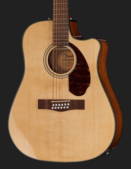 Fender Semi-Acoustic Guitar CD-140SCE Cutaway Natural