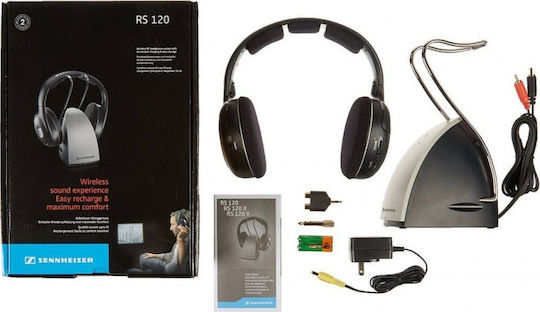Sennheiser RS 120 II Kabellos / Kabelgebunden Am Ohr Kopfhörer mit 20 Stunden Betriebszeit Schwarz 504779