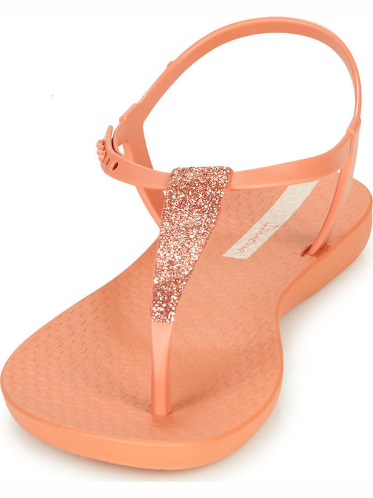 Classic Pop Women's Flat Sandals Anatomic in Orange Color