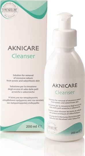 Synchroline Aknicare Gel Καθαρισμού Προσώπου για Ακνεϊκές Επιδερμίδες 200ml