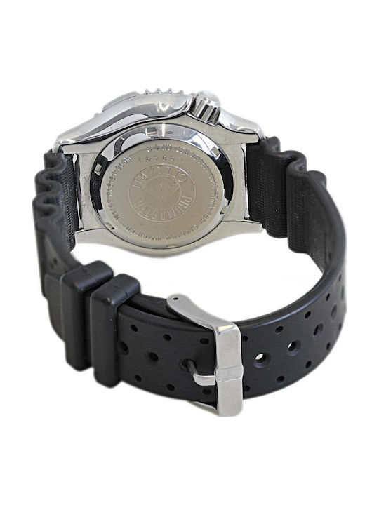 Citizen Promaster Ανδρικό Ρολόι 42mm Αυτόματο με Μαύρο Καουτσούκ Λουράκι