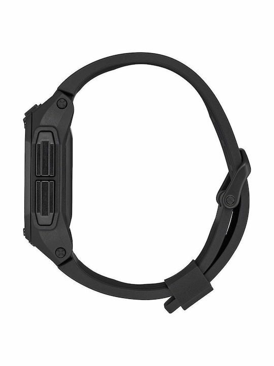 Nixon Regulus Ψηφιακό Ανδρικό Ρολόι 46mm Μπαταρίας με Μαύρο Καουτσούκ Λουράκι