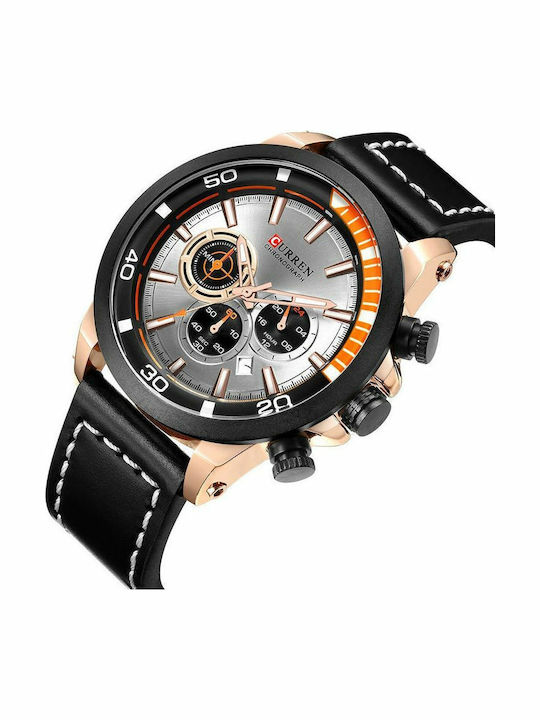 Curren Uhr Batterie mit Lederarmband Curren Uhr Batterie mit Lederarmband