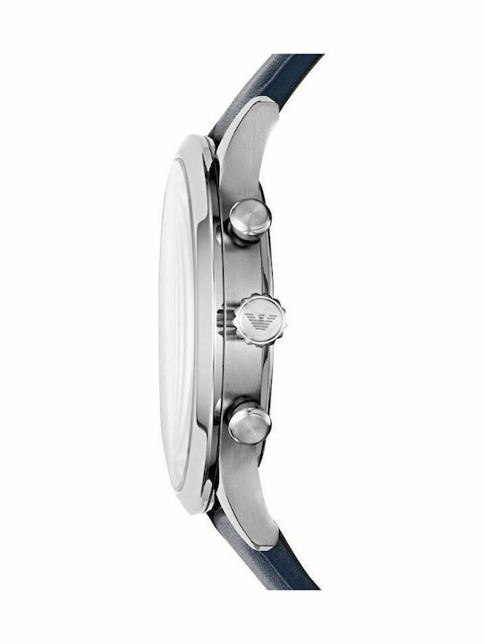 Emporio Armani Giovanni Watch Battery with Leather Strap