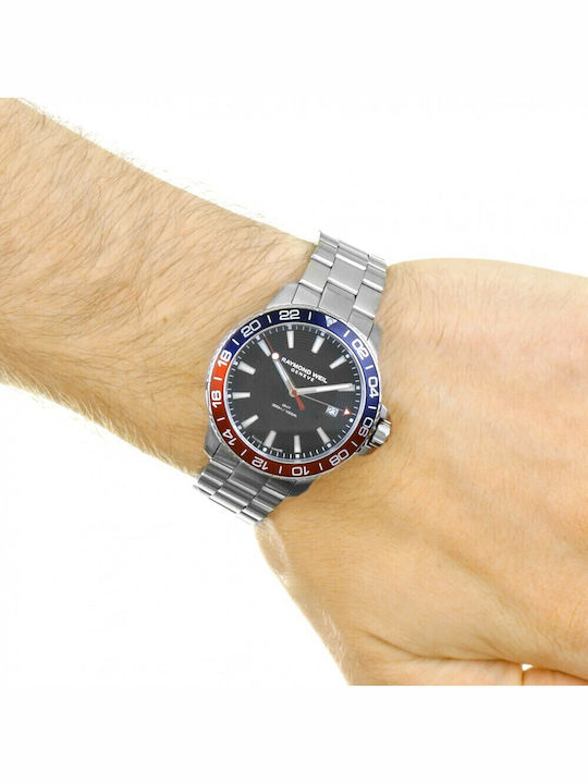 Raymond Weil Tango Ρολόι Μπαταρίας με Μεταλλικό Μπρασελέ