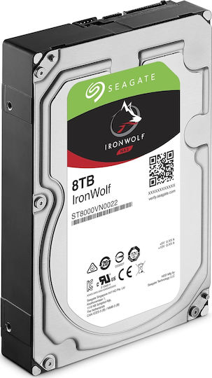 Seagate Ironwolf 8TB HDD Hard Drive 3.5" SATA III 7200rpm with 256MB Cache for NAS