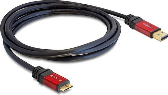 DeLock 3m Regular USB 3.0 to micro USB Cable (82762)