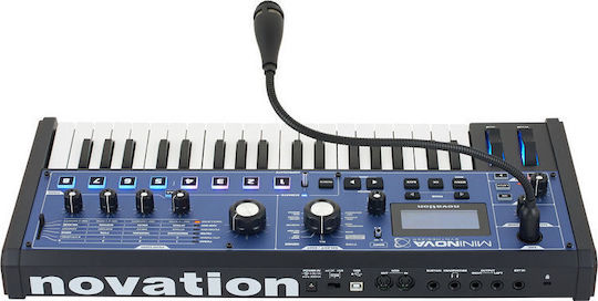 Novation Synthesizer MiniNova με 37 Πλήκτρα Τυπικής Αφής Μπλε