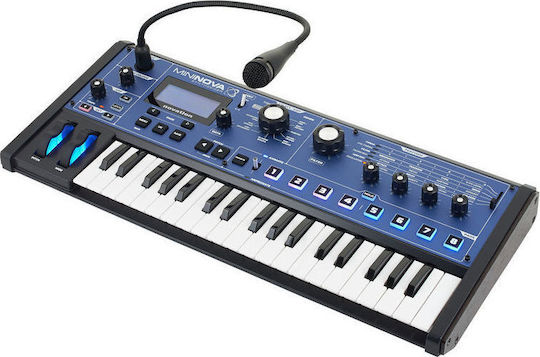 Novation Synthesizer MiniNova με 37 Πλήκτρα Τυπικής Αφής Μπλε