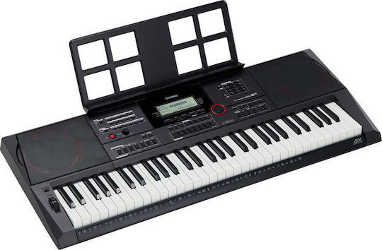 Casio Keyboard CT-X5000 with 61 Keys Standard Touch with Music Stand Black