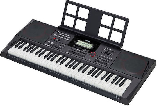 Casio Keyboard CT-X5000 with 61 Keys Standard Touch with Music Stand Black