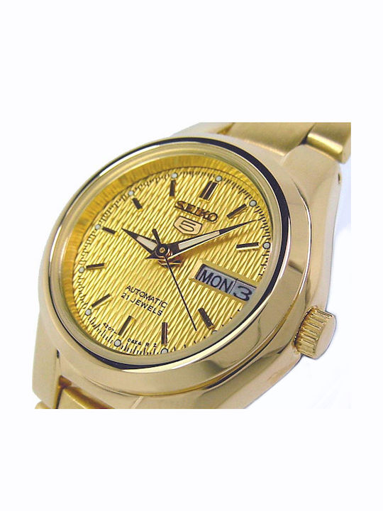 Classic Womens Watch 26mm Automatic With Gold Metal Bracelet
