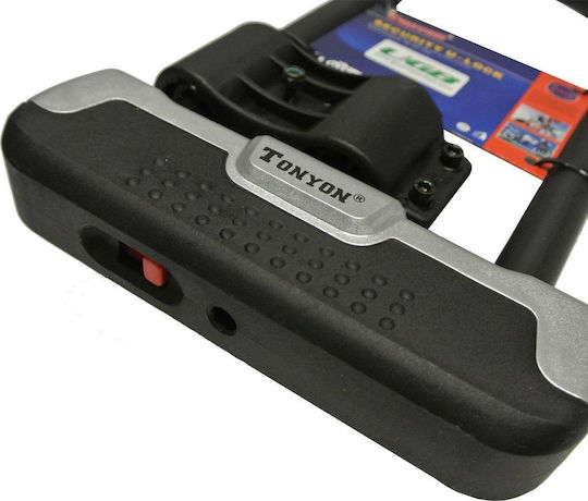 Tonyon TY350 Bicycle Pedal Lock with Key Black