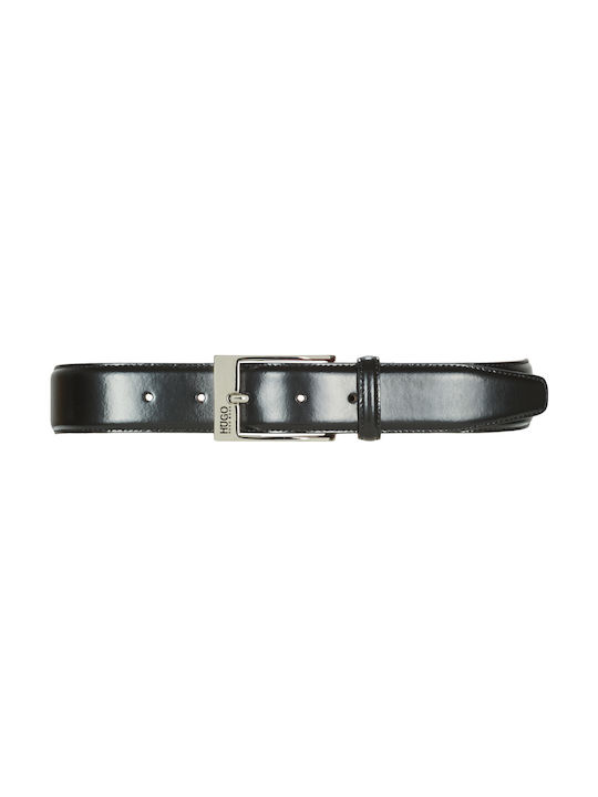 Hugo Boss Men's Leather Belt Black 50125066-001