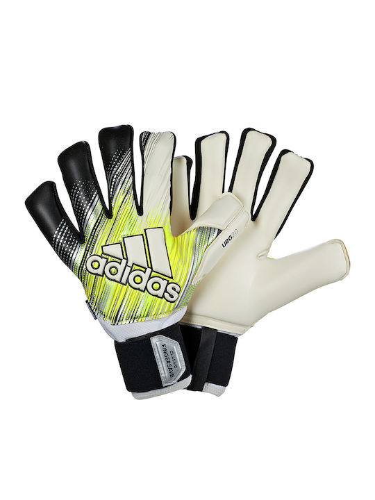 adidas Classic Pro Fingersave Γάντια Τερματοφύλακα Ενηλίκων Λευκά