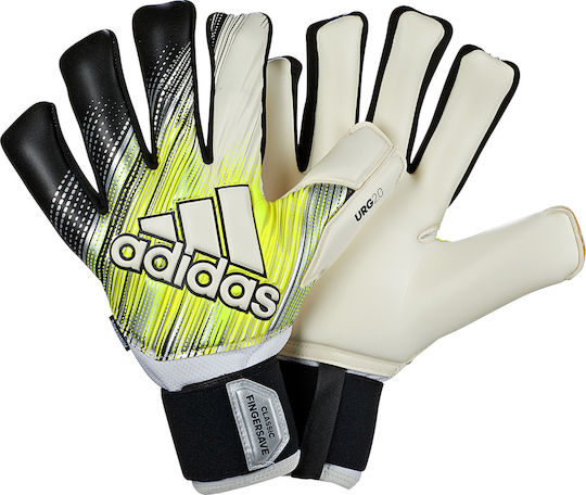 adidas Classic Pro Fingersave Adults Goalkeeper Gloves White