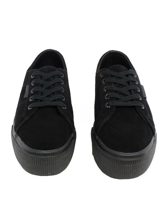 2790 Suew Adidași Flatforms Pentru Femei Negri