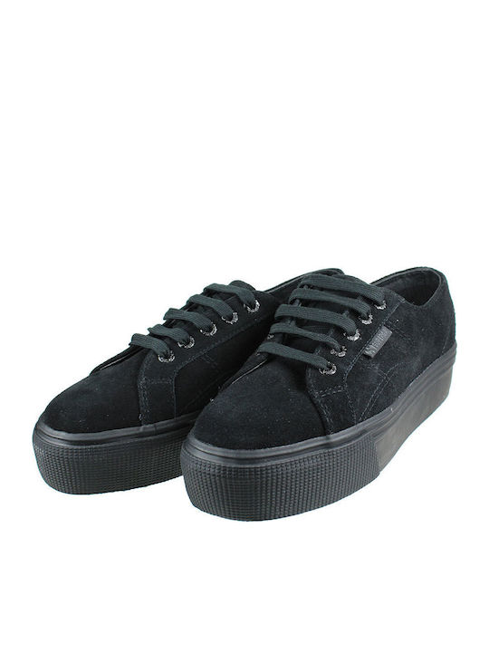 2790 Suew Adidași Flatforms Pentru Femei Negri