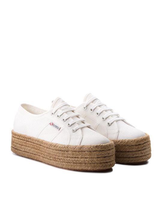 2790 Cotropew Women's Fabric Espadrilles White