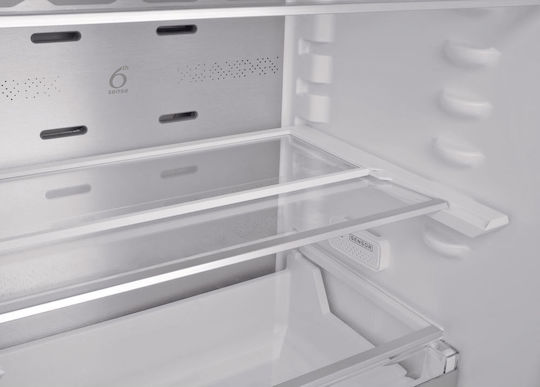 Whirlpool Ψυγειοκαταψύκτης 355lt Total NoFrost Υ201.3xΠ59.5xΒ65.6εκ. Inox W9 941D IX H