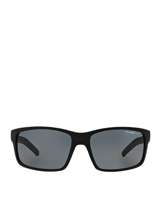Arnette Fastball Men's Sunglasses with Black Plastic Frame and Black Polarized Lens