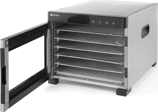 Hendi Commercial Food Dryer & Dehydrator 6-Tray 650W 34x45x31.1cm