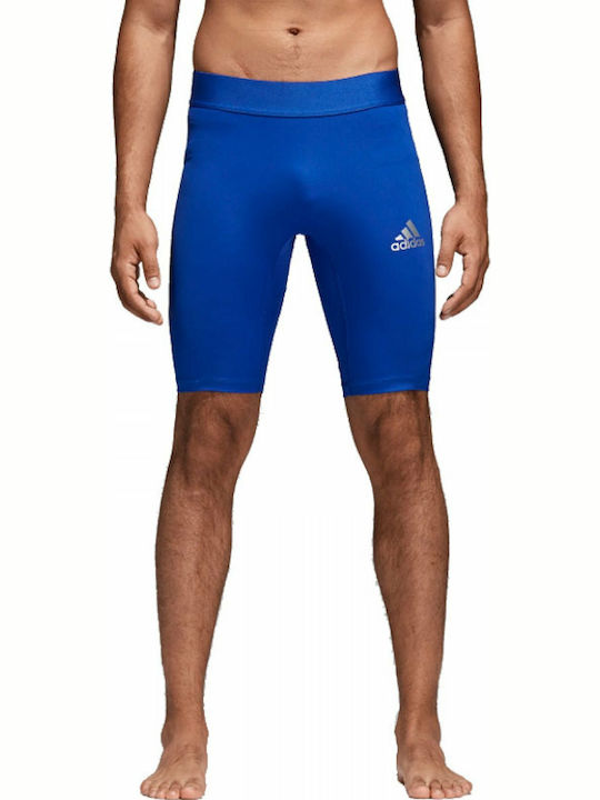 Adidas Alphaskin Ανδρικό Ισοθερμικό Παντελόνι Μπλε