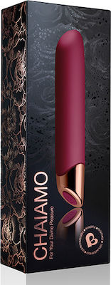 Rocks Off Chaiamo Vibrator Bullet 16cm Burgundy