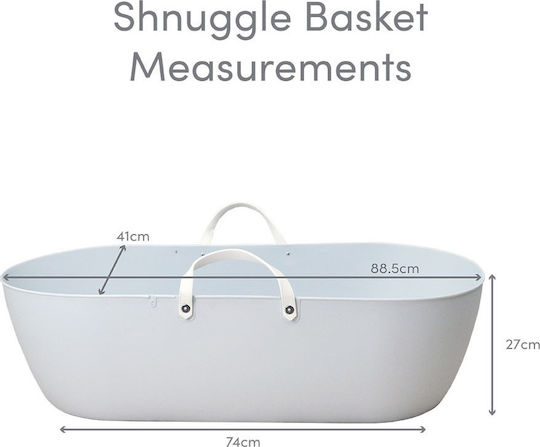 Shnuggle Dreami Moses mit Basis Light Grey