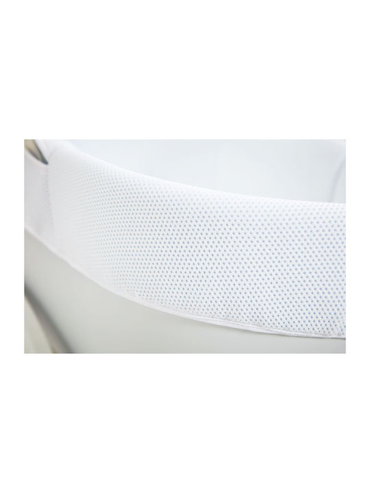 Shnuggle Dreami Moses Coș de Moș cuțit din plastic cu suport Light Grey