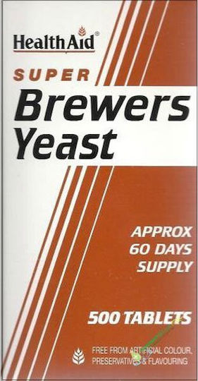 Health Aid Brewers Yeast 500 ταμπλέτες